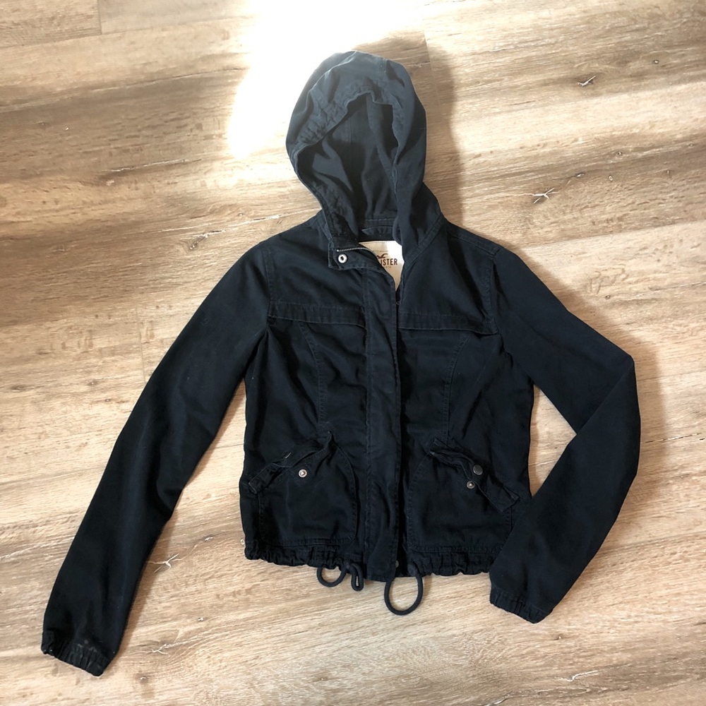 Navy blue utility jacket